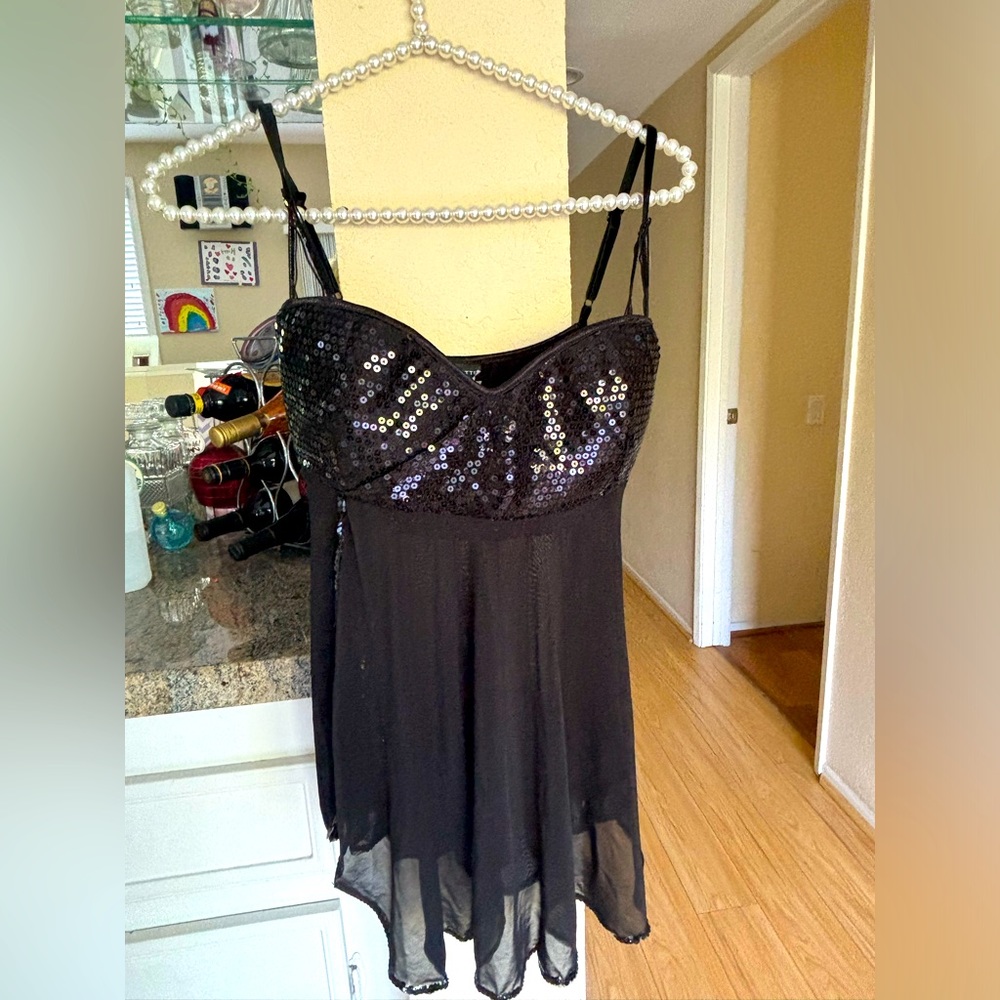 Beautiful and unique sequence top lingerie